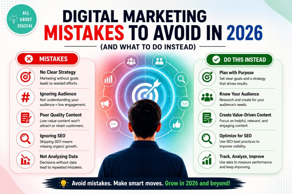 digital marketing mistakes