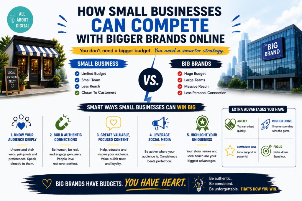 how small business can compete with large business